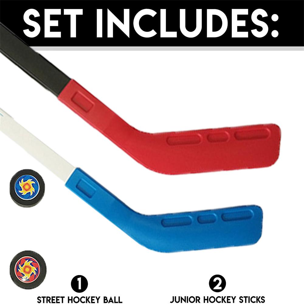 Kids Outdoor Hockey Set - 72CM 플라스틱 하키 스틱 세트, 어린이용
