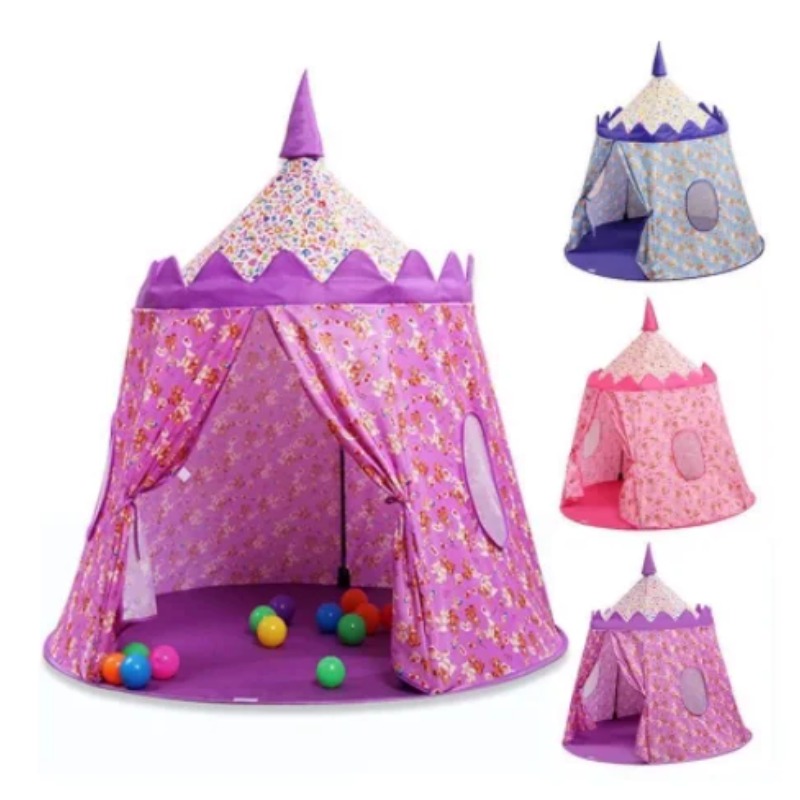 Kids Outdoor Yurt - 어린이 천 텐트 왕자 공주 게임