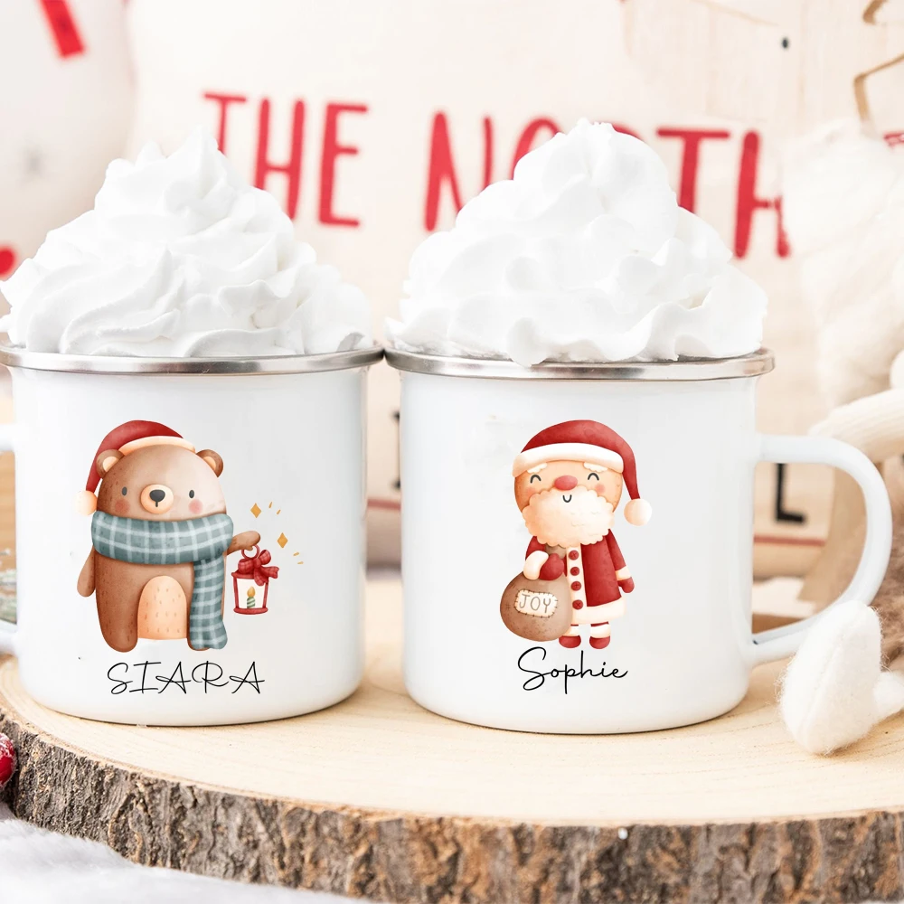 Kids Outdoor Gift Ideas - 맞춤형 크리스마스 어린이 핫 초콜릿 머그잔,