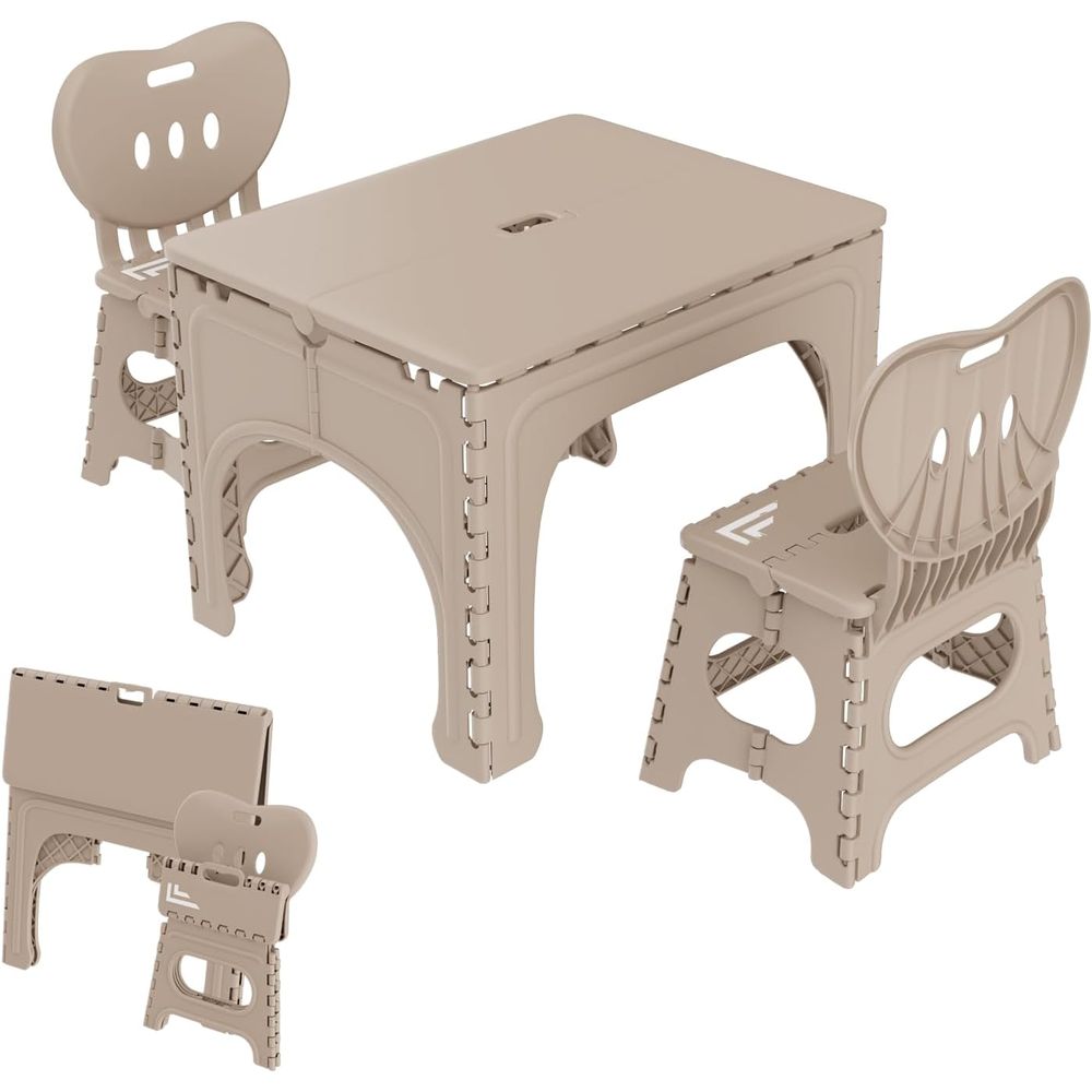 Kids Outdoor Folding Table - 어린이용 접이식 테이블 및 의자 세트,
