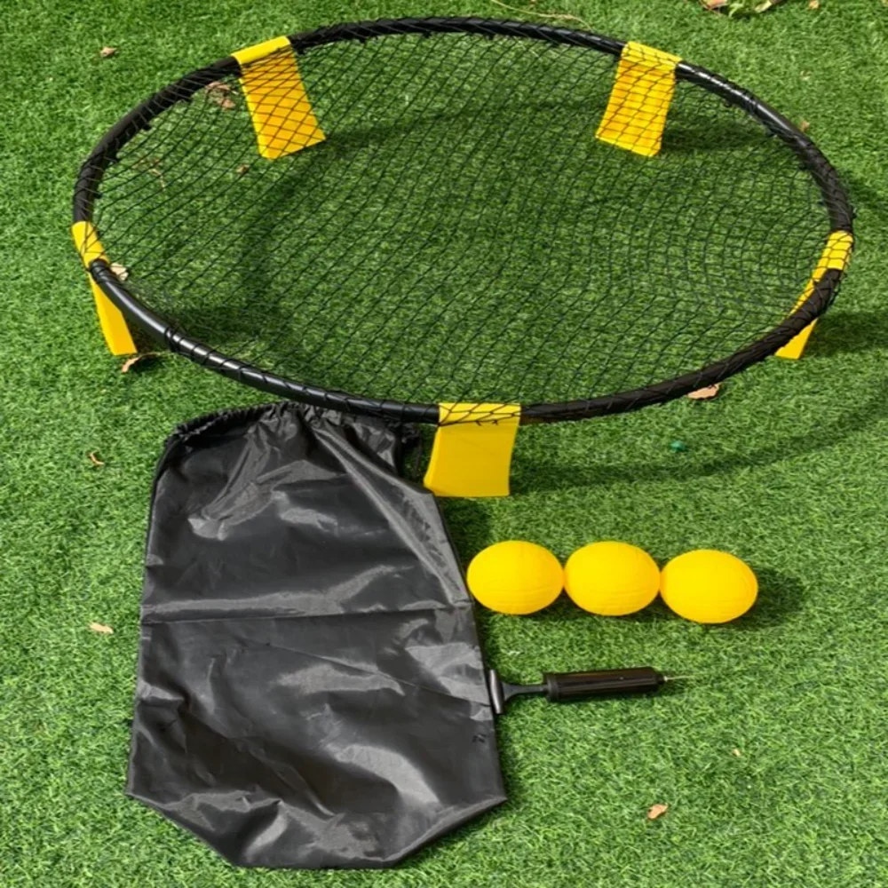Kids Outdoor Volleyball Net - 비치 발리볼 미니 게임 세트 야외