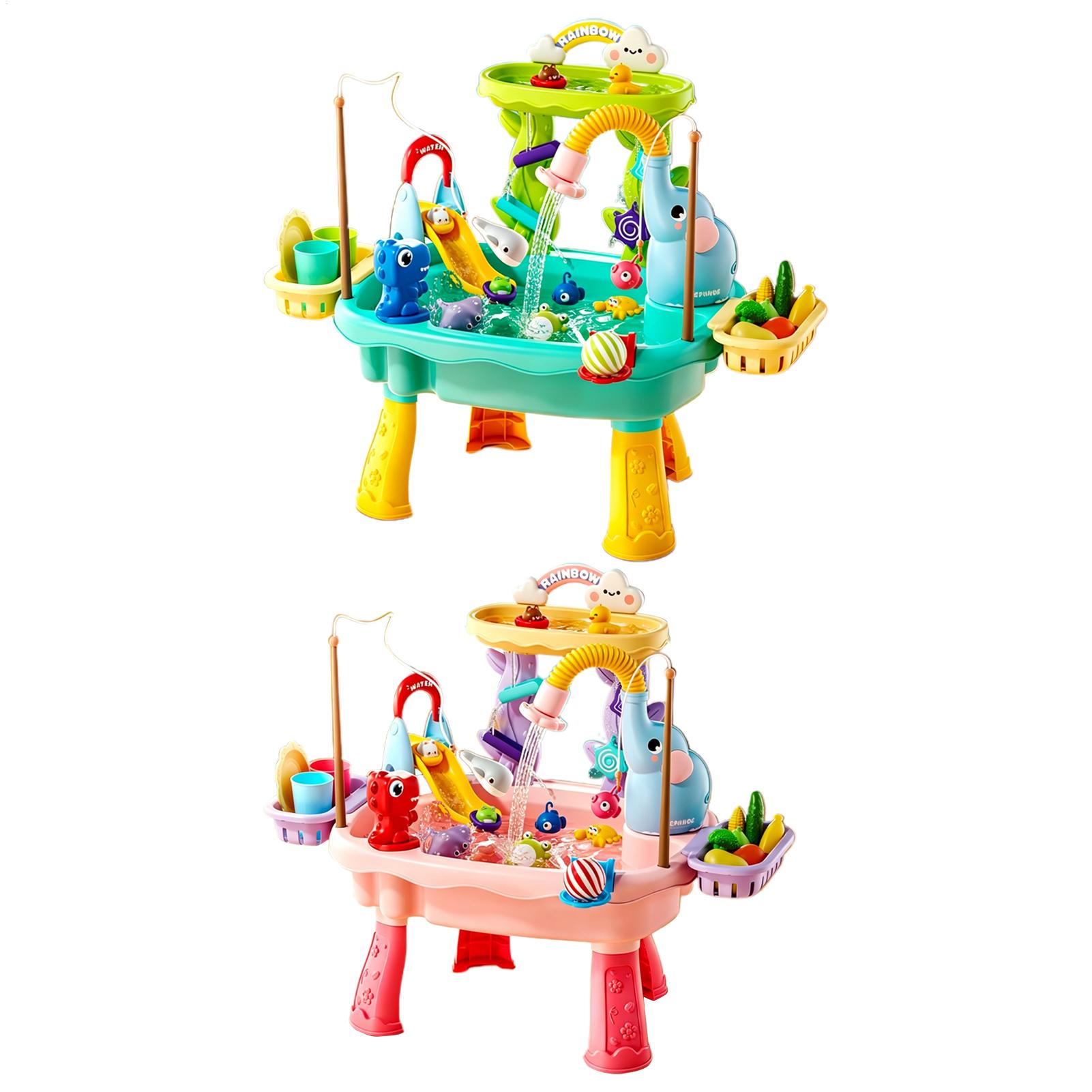 Kids Outdoor Sensory Table - 업그레이드된 유아용 물놀이 테이블 주방 놀이