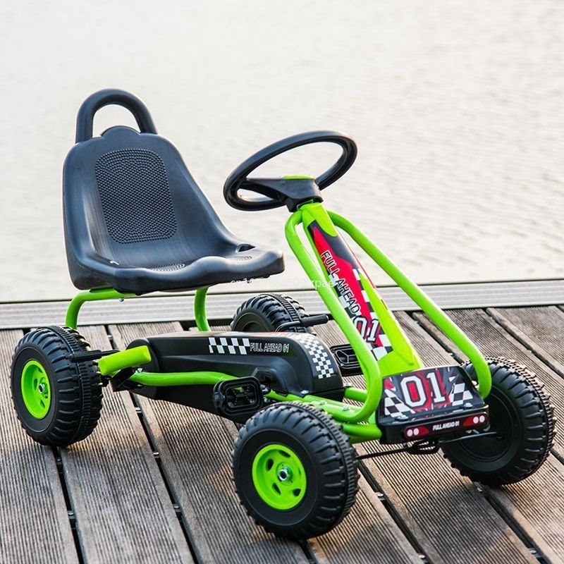 Go Kart Pedal Kids - 4륜 어린이용 페달 구동 고카트, 고무