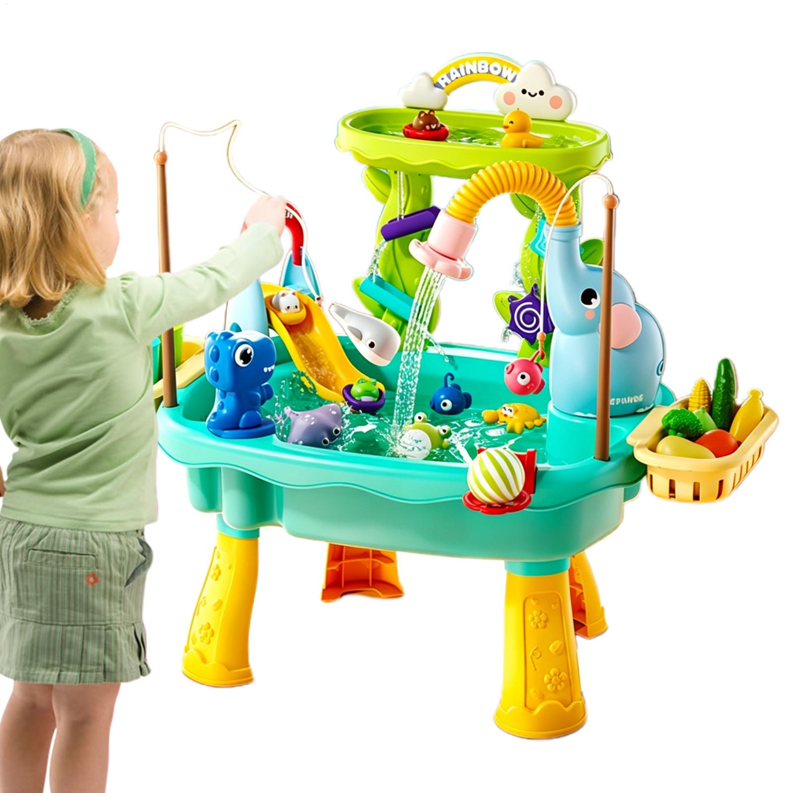 Kids Outdoor Sensory Table - 어린이 유아용 물놀이 테이블 주방 놀이