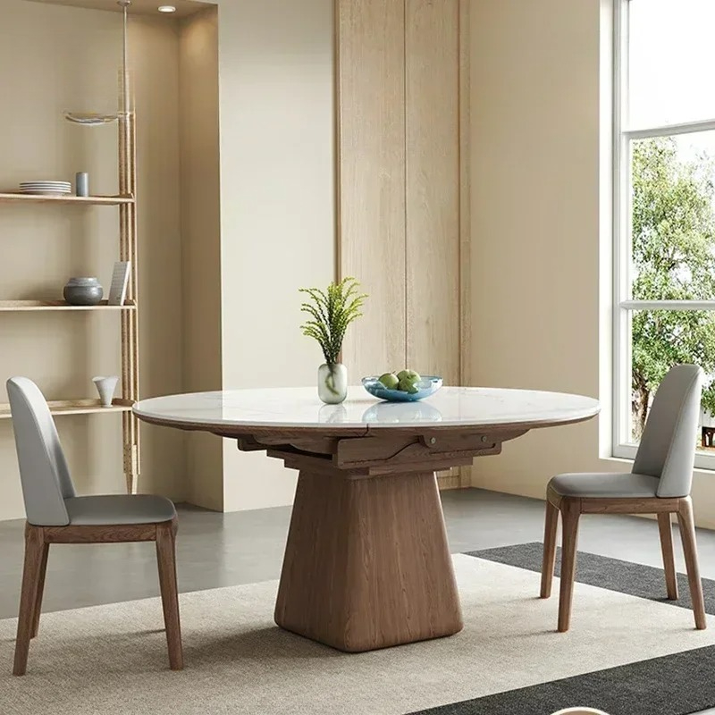 Kids Outdoor Dining Table - 확장형 식탁 원형 산업용 슬레이트 침실