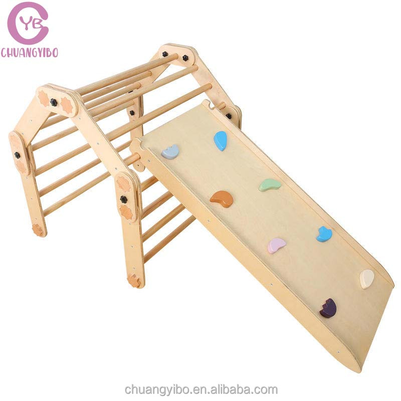Kids Outdoor Wooden Climbing Frame - 정글짐 어린이 야외용 어린이 등반 놀이기구