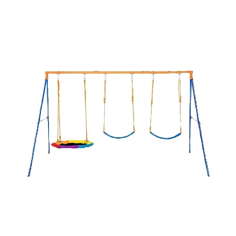 Kids Outdoor Swing - SucceBuy 뒷마당용 스윙 세트 600lbs 용량