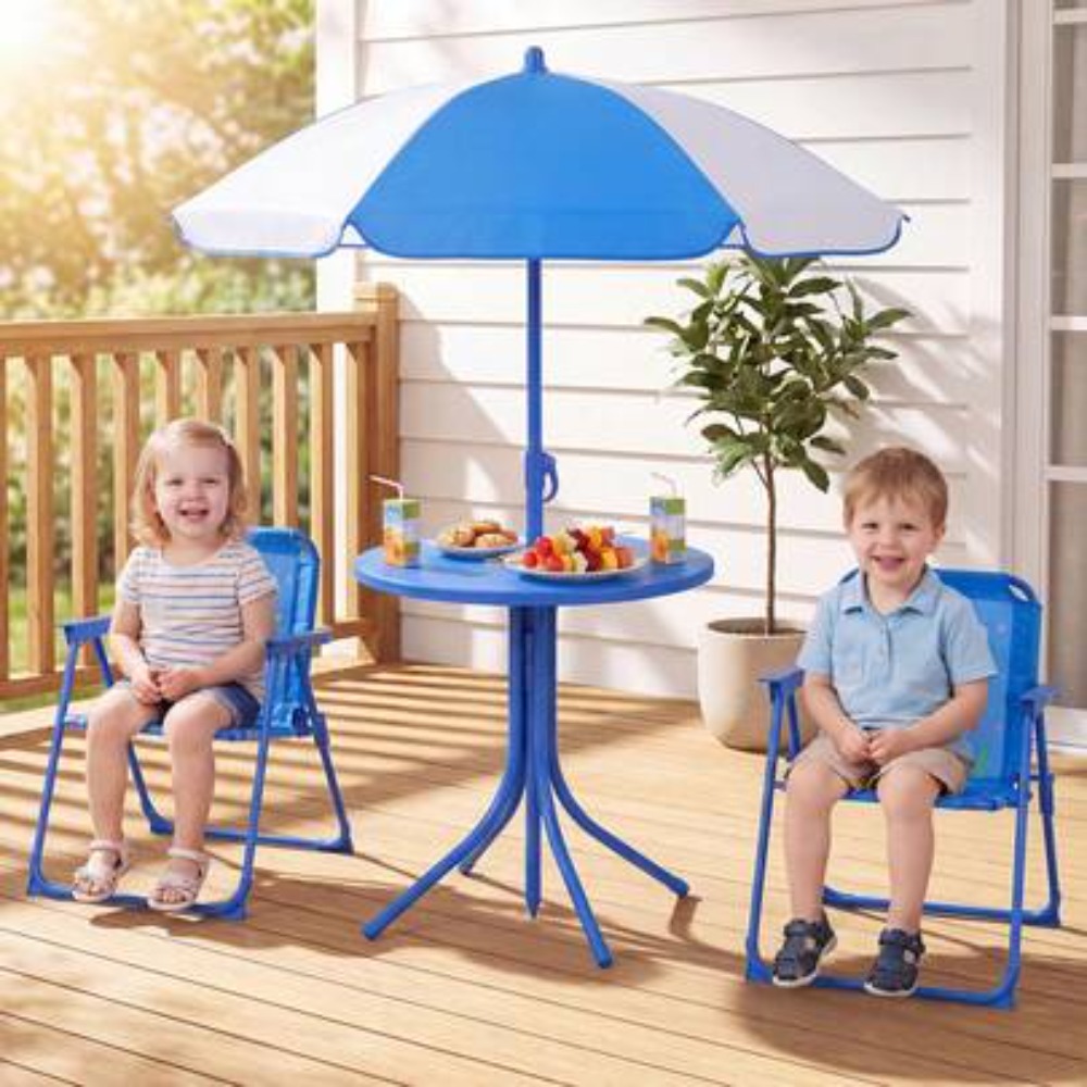 Kids Outdoor Folding Table - 어린이 피크닉 테이블 야외 세트(접이식 의자