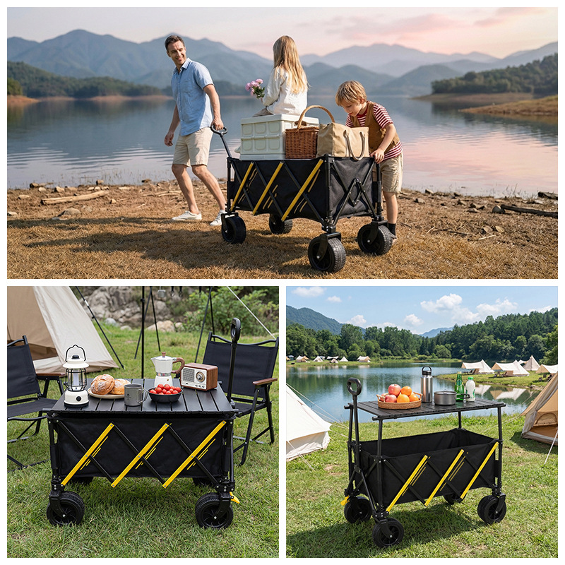 와워 다기능 4륜 접이식 캠핑 웨건 어린이용 리클라이닝 - Kids Outdoor Folding Table 리뷰 및 가격