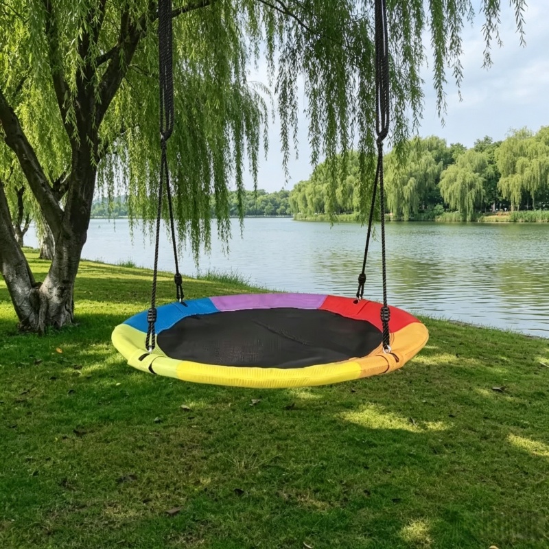 원형 옥스포드 네트 캔버스 어린이 해먹 교수형 로프 스 - Kids Outdoor Hammock 리뷰 및 가격