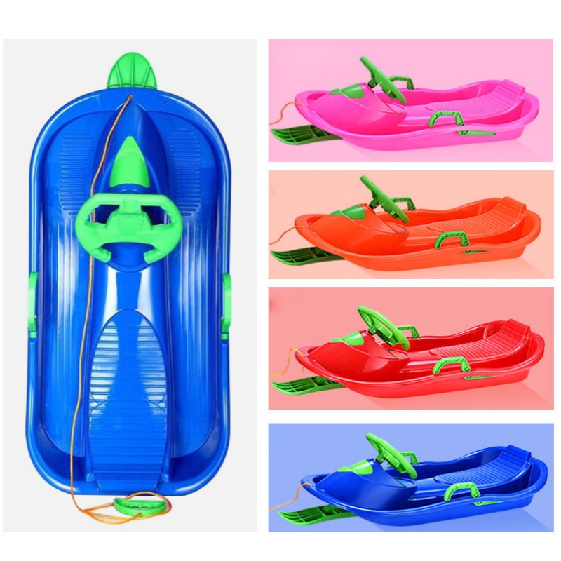 어린이용 스노우 썰매, 스티어링 휠과 브레이크 포함,  - Kids Unique Outdoor Toys 리뷰 및 가격