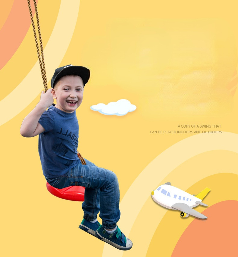 어린이 디스크 스윙 아이 실내 및 실외 스포츠 빨간색  - Kids Outdoor Furniture 리뷰 및 가격