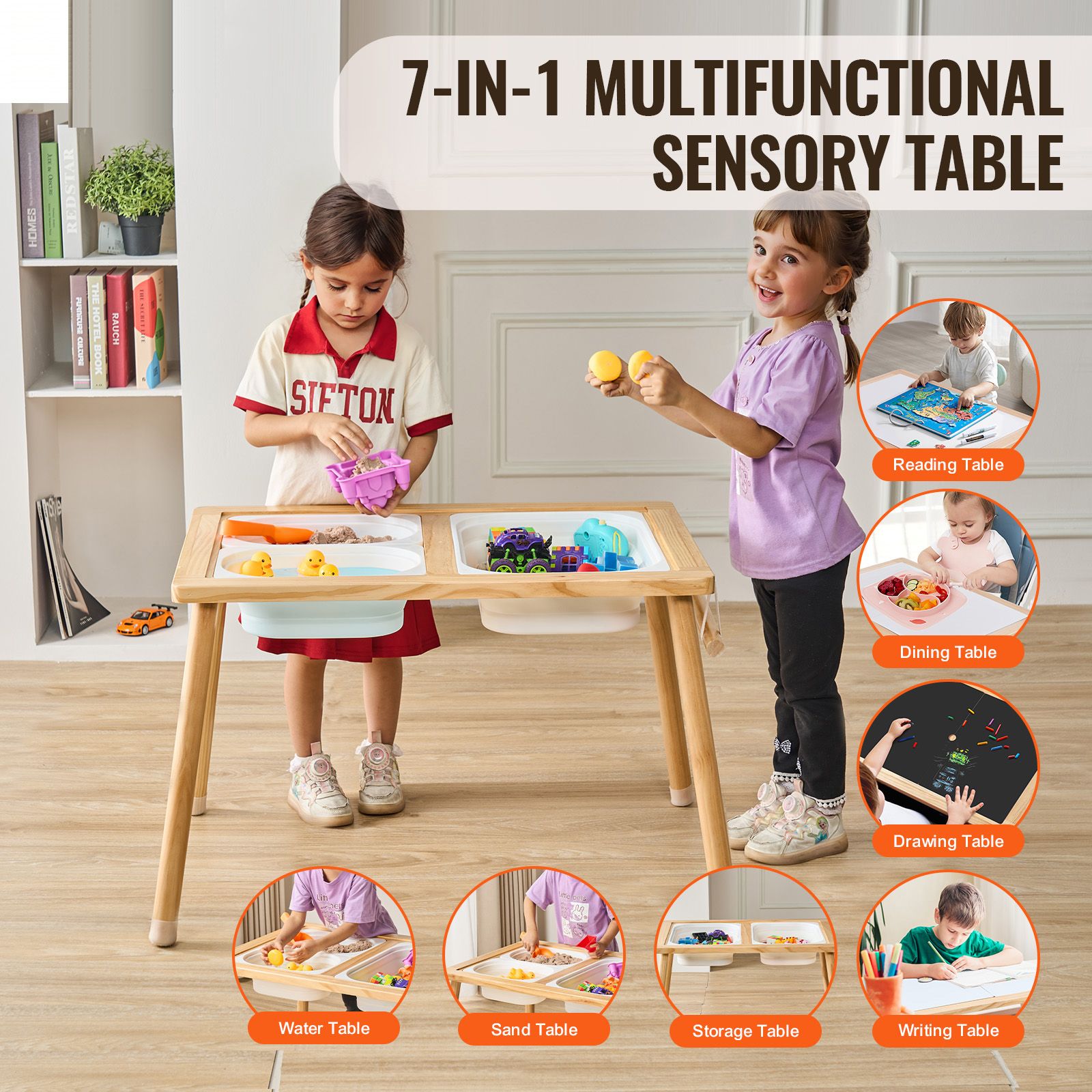 유아용 감각놀이 테이블, 3개의 접이식 수납함과 종이  - Kids Outdoor Sensory Table 리뷰 및 가격