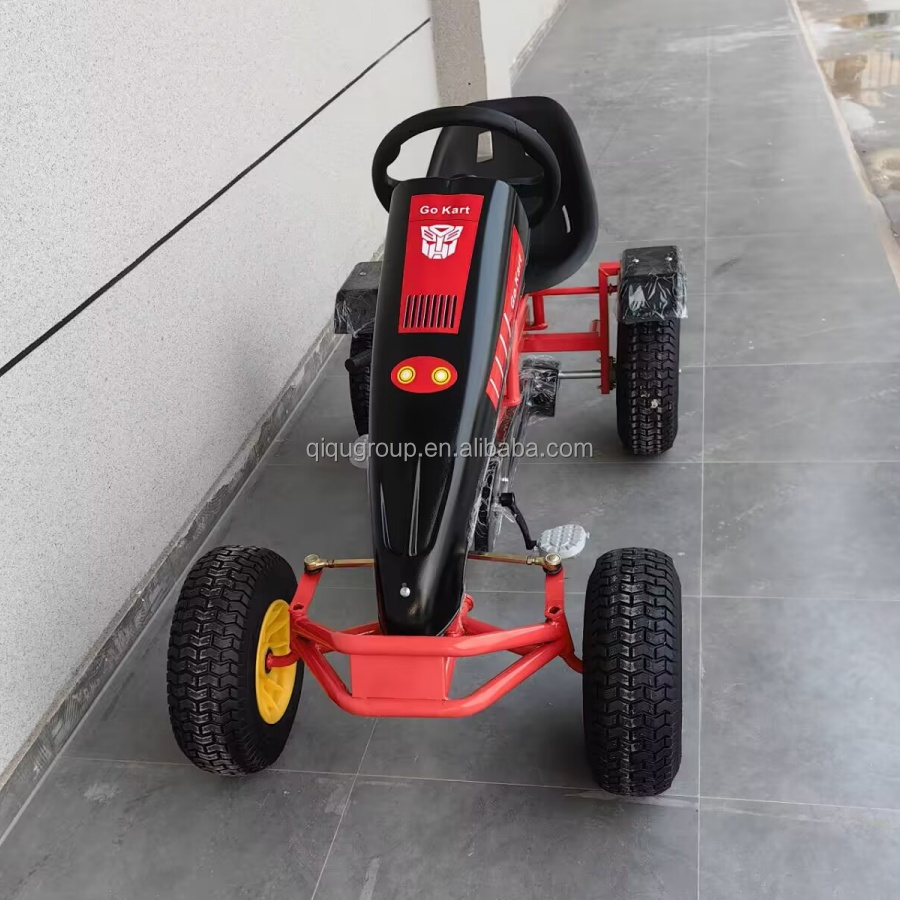 QIQU 독점형 금형강철 프레임 1인용 카트, 가족 놀 - Go Kart Pedal Kids 리뷰 및 가격