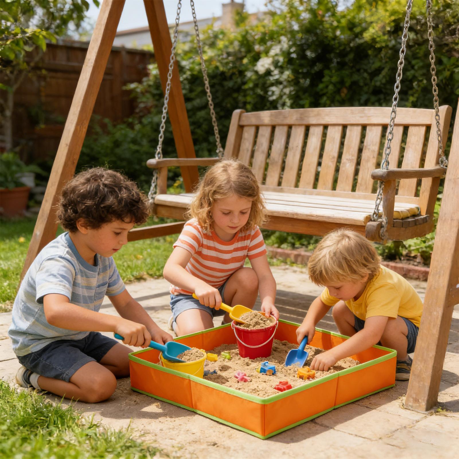 어린이용 모래놀이 테이블, 야외 감각놀이 테이블, 접이 - Kids Outdoor Sensory Table 리뷰 및 가격