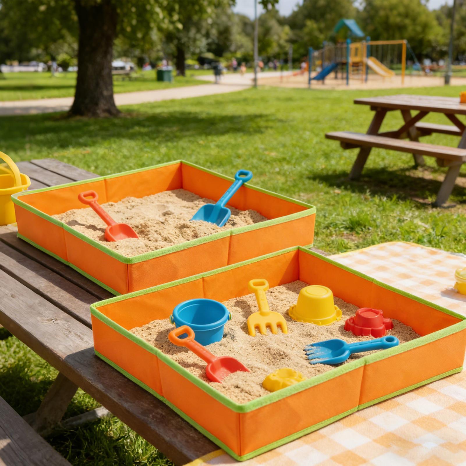 어린이용 모래놀이 테이블, 야외 감각놀이 테이블, 접이 - Kids Outdoor Sensory Table 리뷰 및 가격
