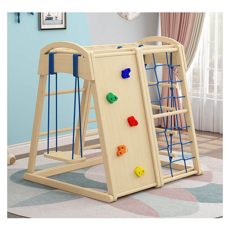 실내외 목재 어린이용 몬테소리 클라이밍짐 프레임 슬라이 - Kids Outdoor Wooden Climbing Frame 리뷰 및 가격