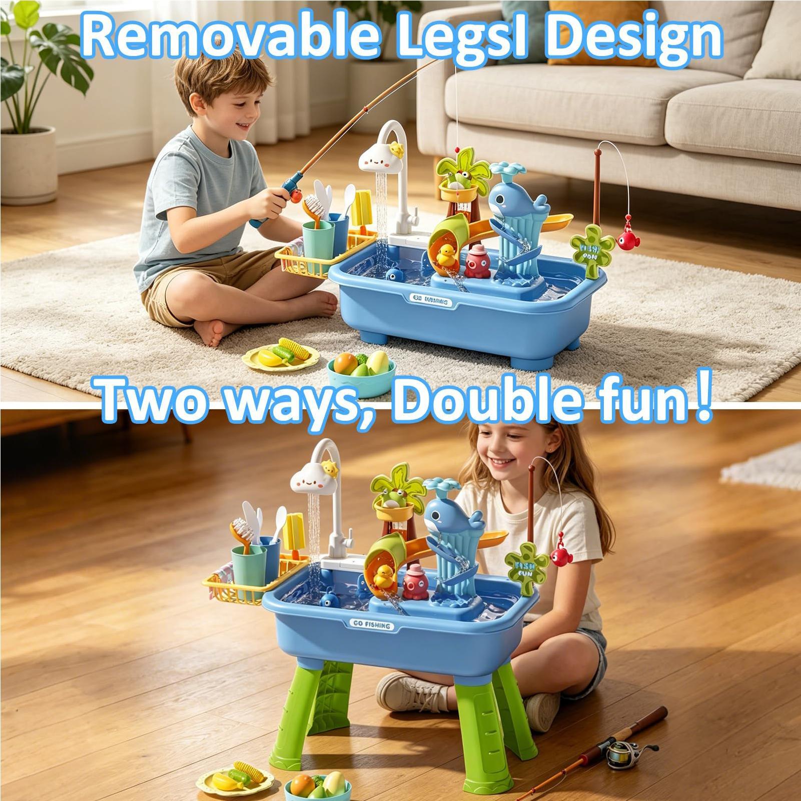 야외 물놀이 테이블 (남아 여아 감각 활동 장난감) 여 - Kids Outdoor Sensory Table 리뷰 및 가격