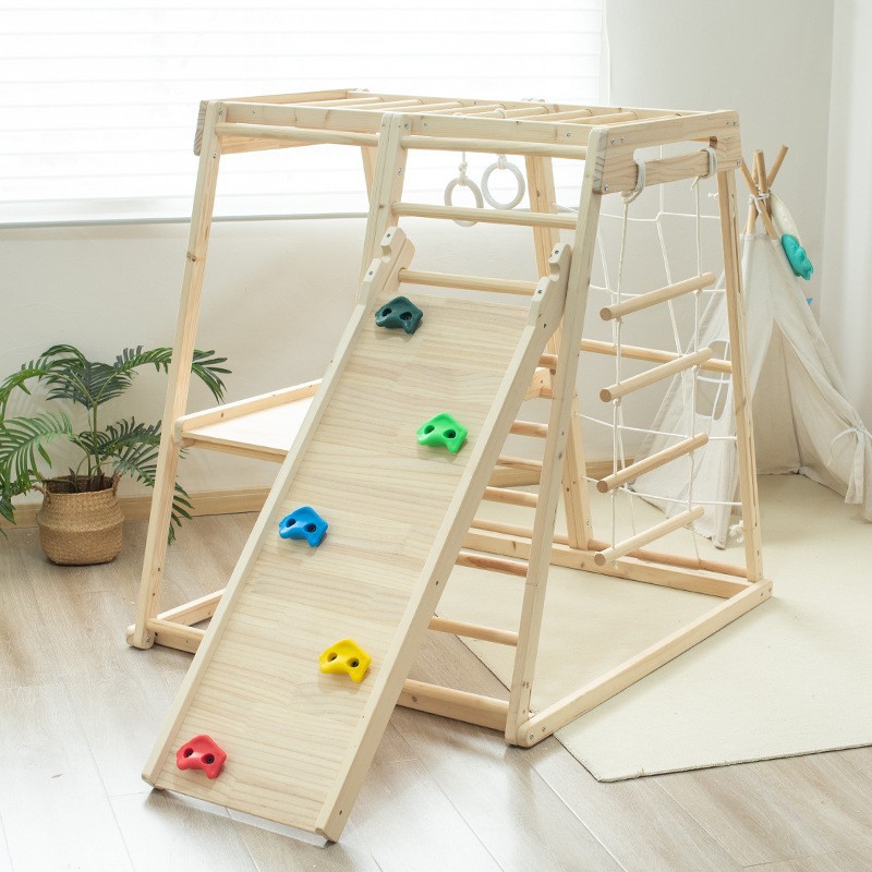 정글짐 어린이 야외용 견고한 감각 발달 훈련용 클라이밍 - Kids Outdoor Wooden Climbing Frame 리뷰 및 가격
