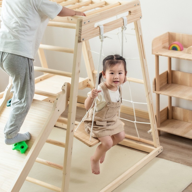 정글짐 어린이 야외용 견고한 감각 발달 훈련용 클라이밍 - Kids Outdoor Wooden Climbing Frame 리뷰 및 가격