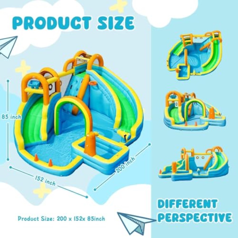 어린이용 야외용 풍선 워터 슬라이드 파크: PVC 소재 - Kids Outdoor Park 리뷰 및 가격