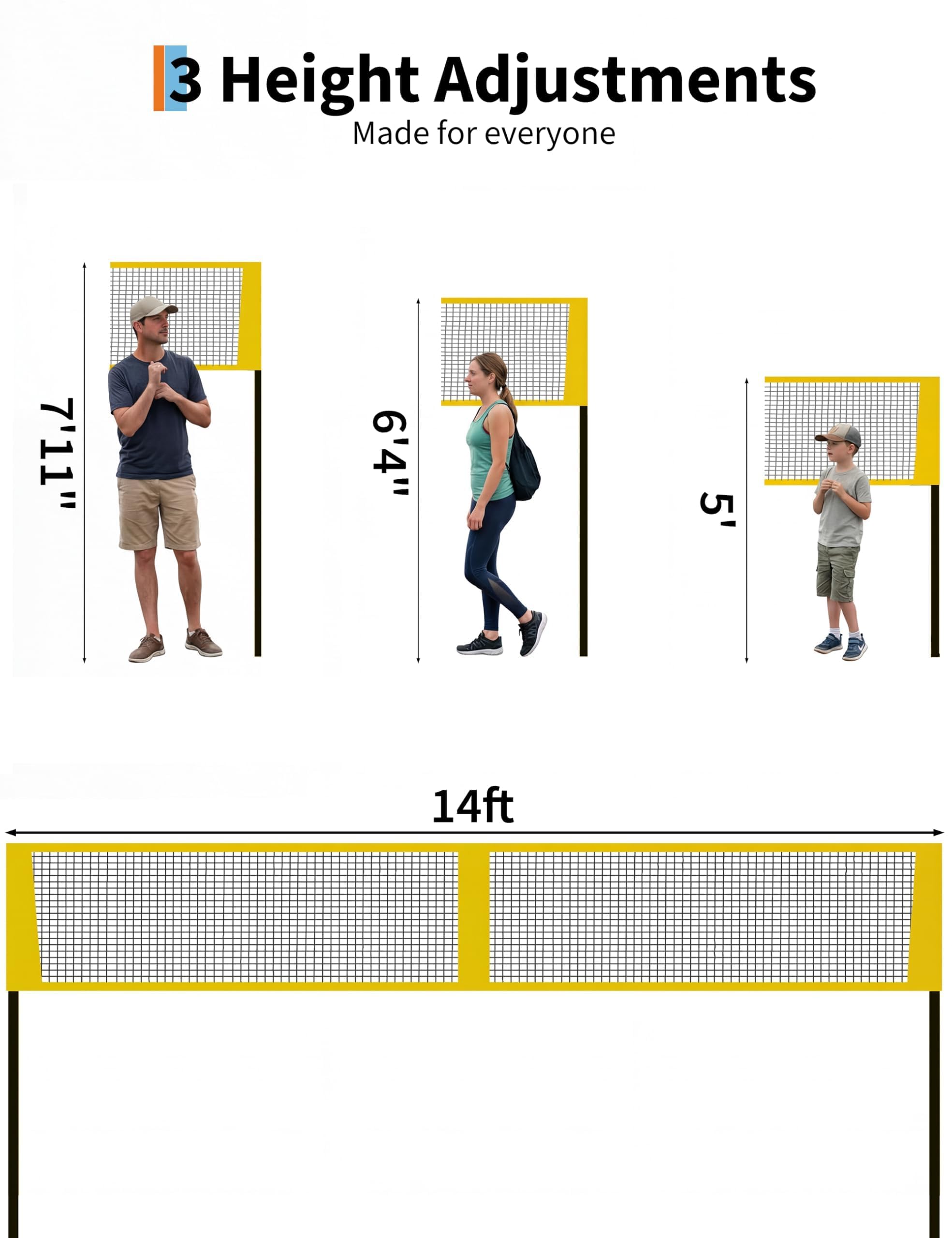 4방향 배구 네트 세트(크로스 디자인), PE 휴대용  - Kids Outdoor Volleyball Net 리뷰 및 가격