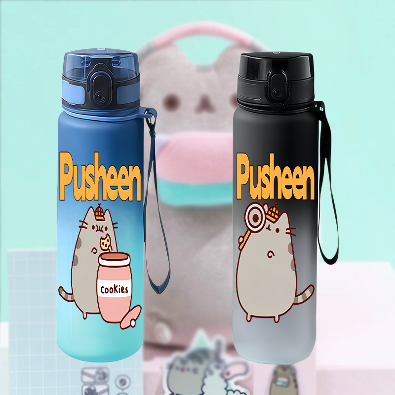 650ML 푸쉬인 고양이 물병 플립 뚜껑 휴대용 누수  - Kids Outdoor Kitchen 리뷰 및 가격