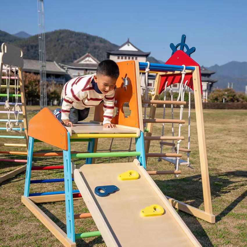 대형 원목 클라이밍 프레임, 실내외 어린이 유아용, 유 - Kids Outdoor Wooden Climbing Frame 리뷰 및 가격