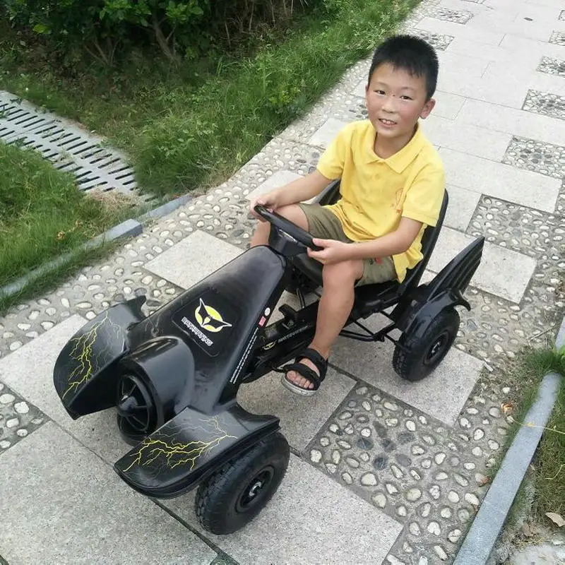 4개의 공기 주입식 바퀴가 달린 3~10세 어린이용 페 - Go Kart Pedal Kids 리뷰 및 가격