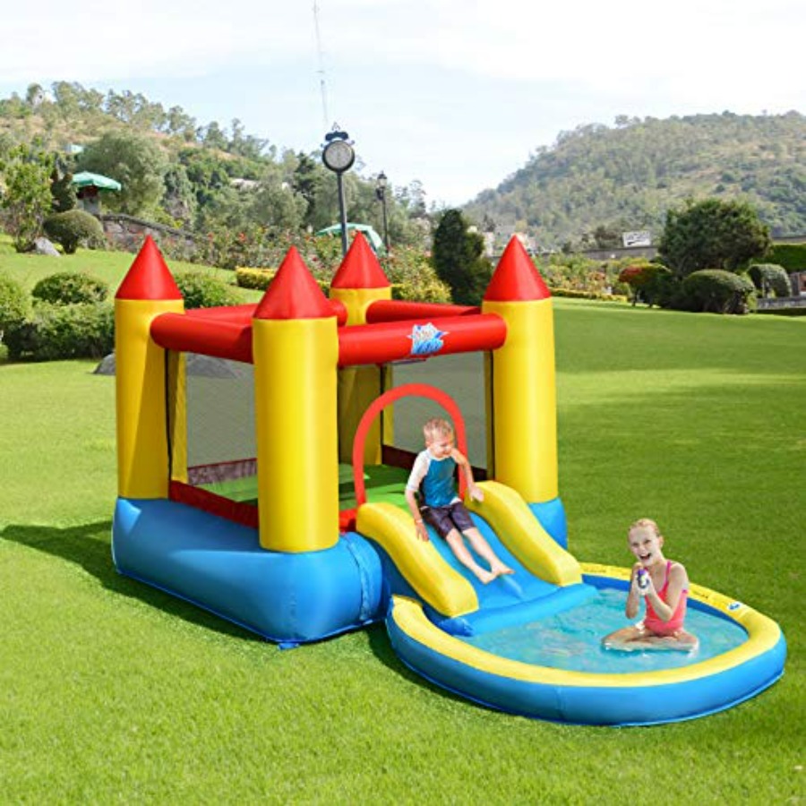 3~5세 어린이용 야외 마당 에어바운스: PVC 소재, - Kids Outdoor Water Slide 리뷰 및 가격