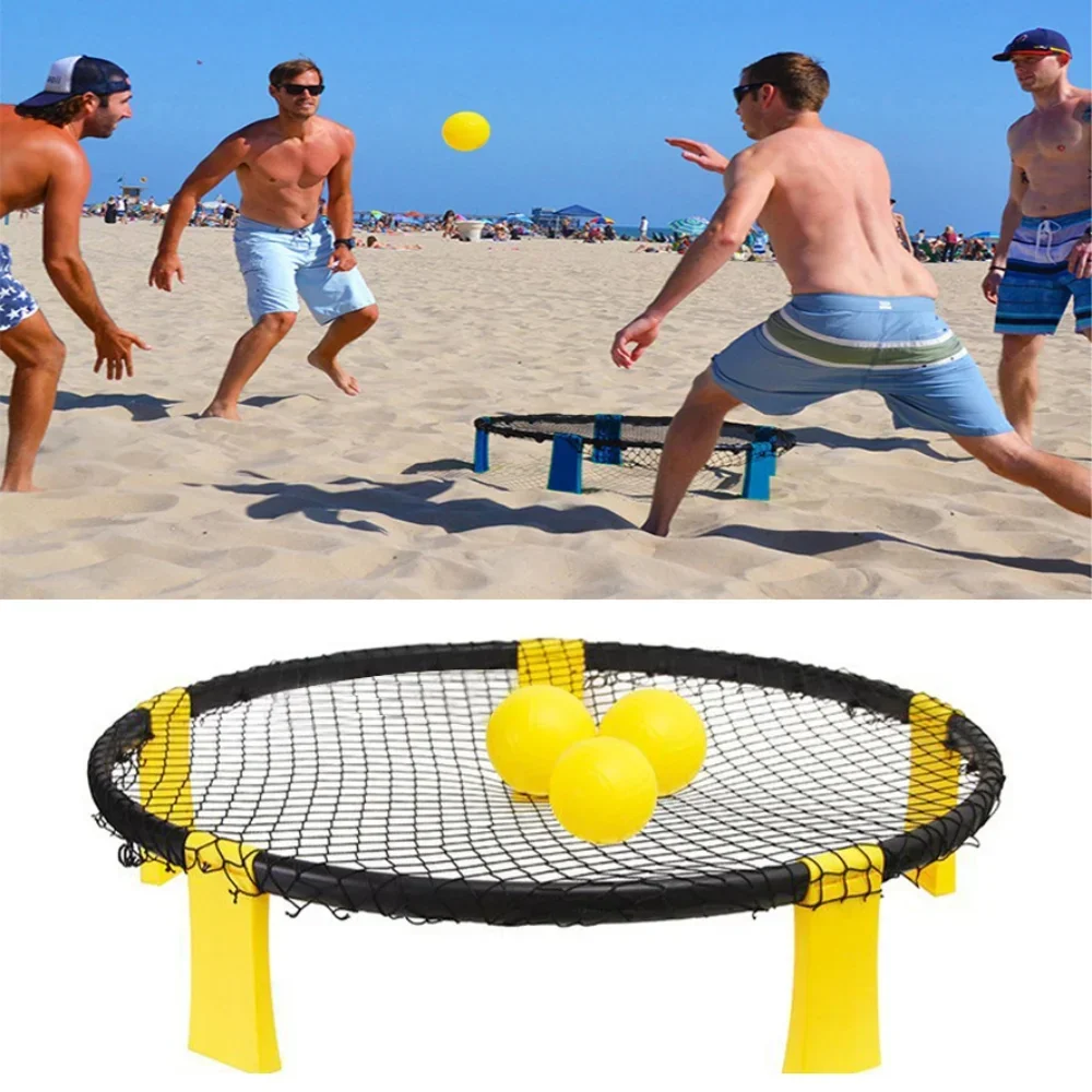 비치 발리볼 미니 게임 세트 야외 팀 스포츠 잔디밭 피 - Kids Outdoor Volleyball Net 리뷰 및 가격