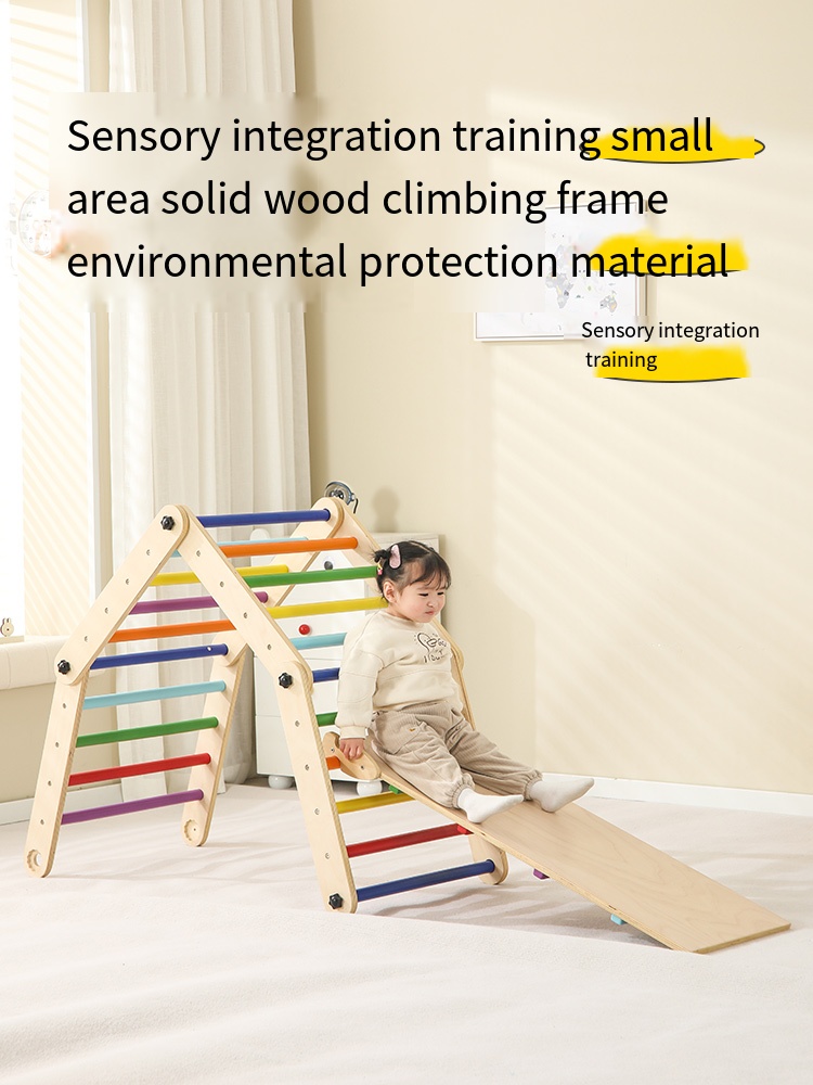 정글짐 어린이 야외 삼각형 나무 실내 클라이밍 프레임  - Kids Outdoor Wooden Climbing Frame 리뷰 및 가격