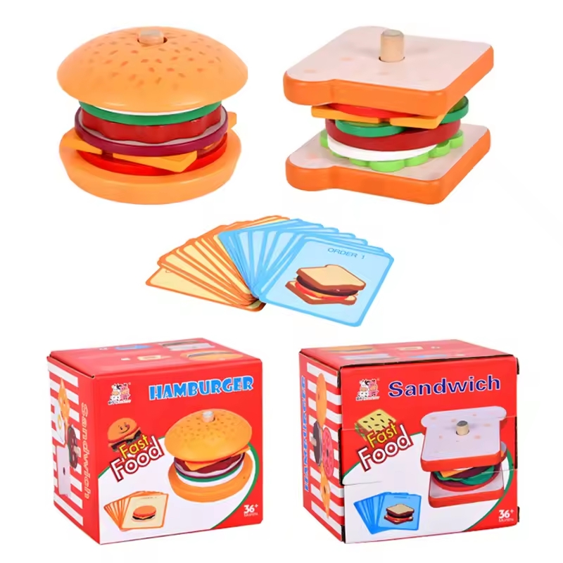 어린이 놀이 주방 나무 장난감 햄버거 샌드위치 시뮬레이 - Kids Outdoor Kitchen 리뷰 및 가격