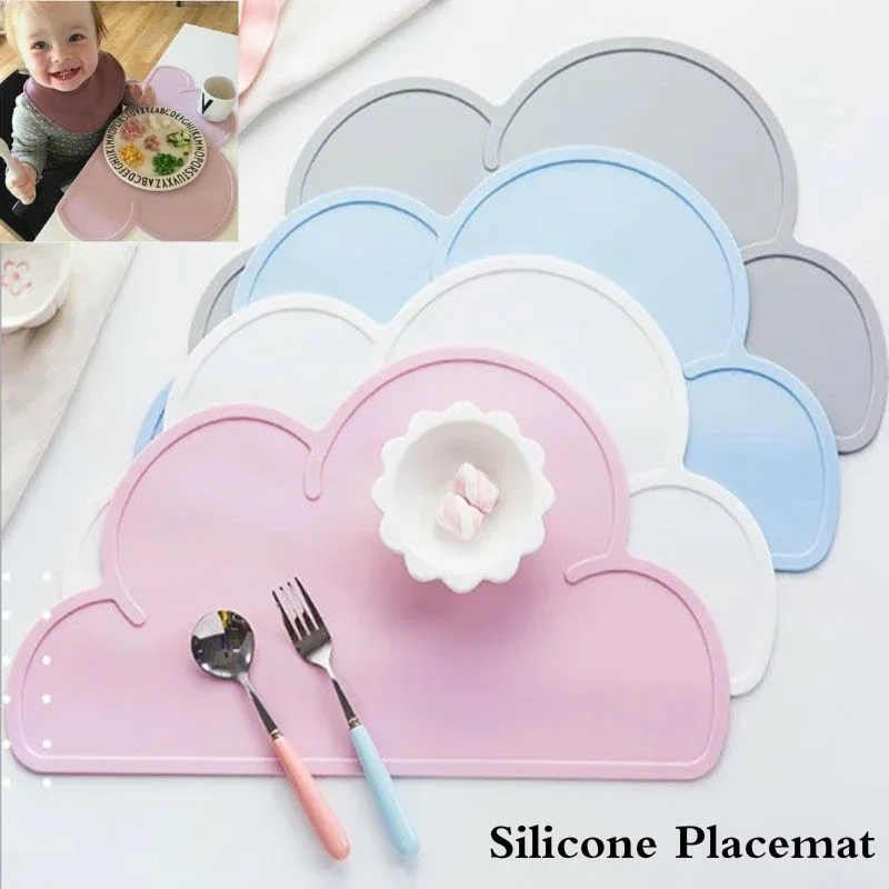 구름 모양 플레이스매트 어린이용 접시 매트 실리콘 테이 - Kids Outdoor Dining Table 리뷰 및 가격