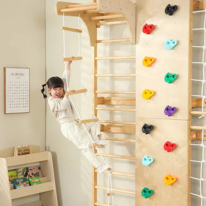 실내 몽키바 어린이용 나무 클라이밍 프레임 야외 원목  - Kids Outdoor Wooden Climbing Frame 리뷰 및 가격