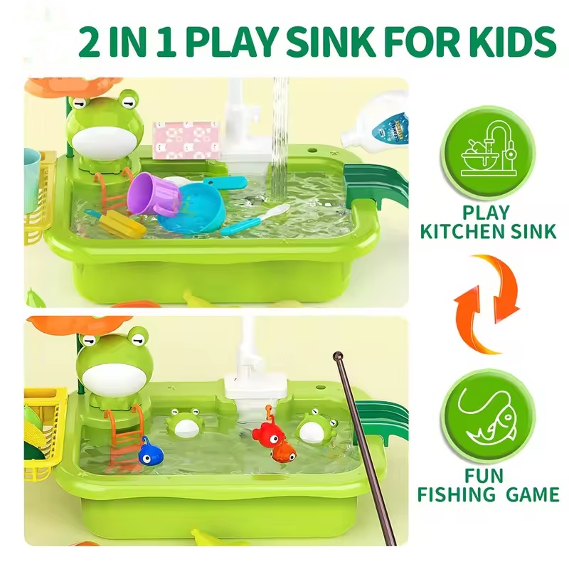 새로운 어린이용 주방 싱크대 전기 식기세척기, 물놀이  - Kids Outdoor Kitchen 리뷰 및 가격