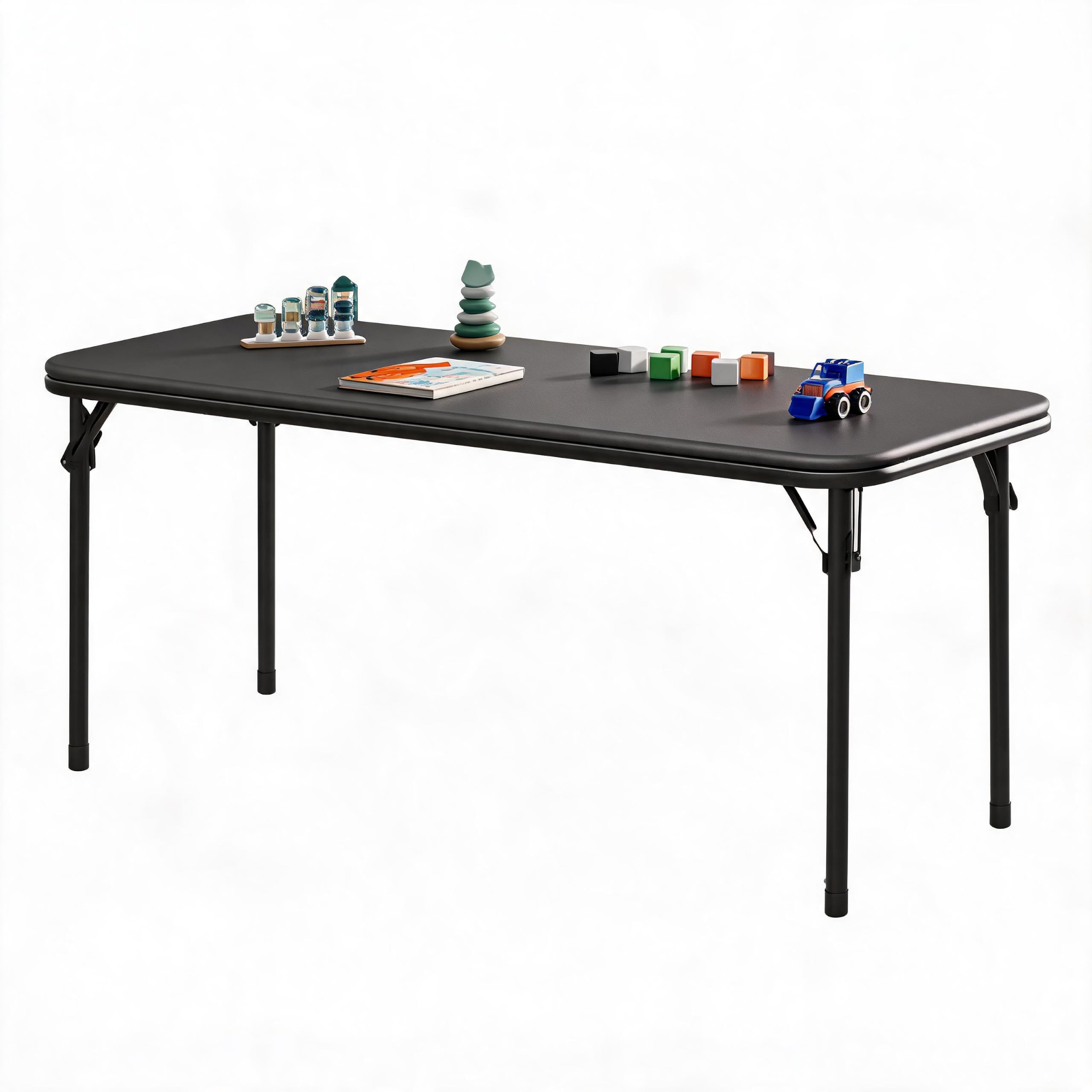 47인치 직사각형 접이식 테이블, 실내/실외용 휴대용  - Kids Outdoor Folding Table 리뷰 및 가격