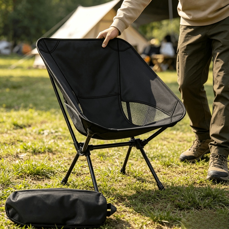 휴대용 경량 접이식 캠핑 의자, 수납 가방 포함, 낚시 - Kids Outdoor Furniture 리뷰 및 가격
