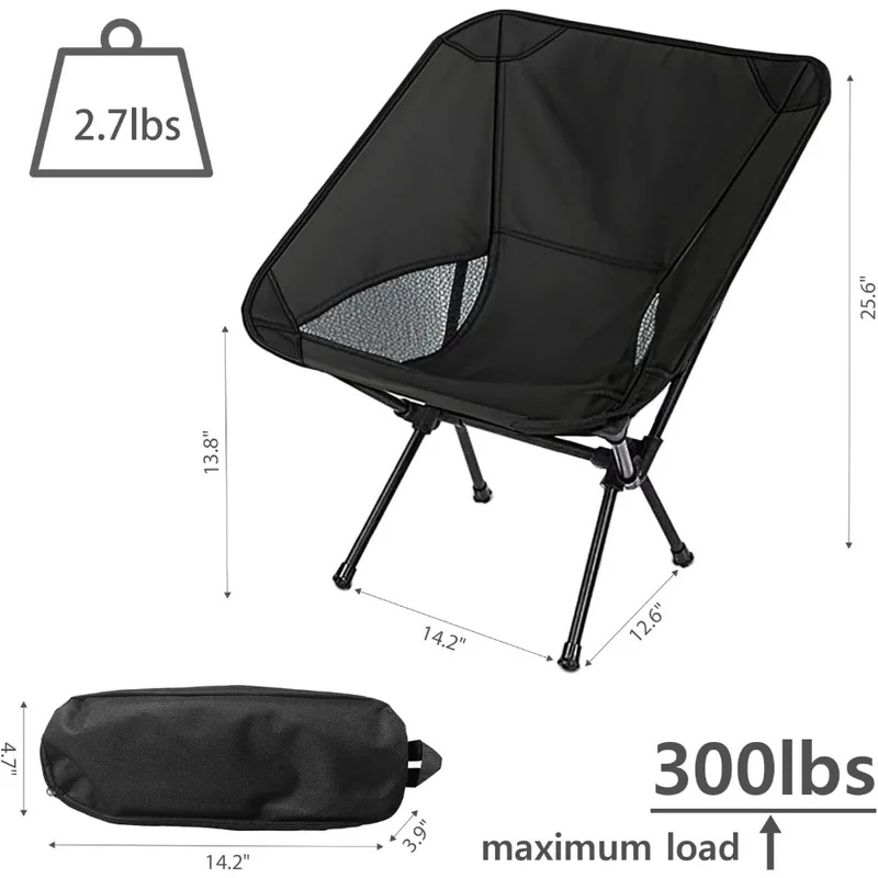 휴대용 경량 접이식 캠핑 의자, 수납 가방 포함, 낚시 - Kids Outdoor Furniture 리뷰 및 가격