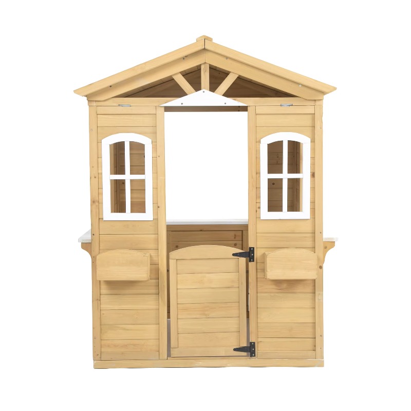 모던 클래식 원목 어린이 야외 놀이집 (작동하는 문,  - Kids Outdoor Furniture 리뷰 및 가격