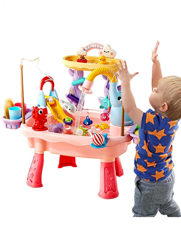 어린이용 물놀이 테이블, 펌프가 있는 야외 여름 감각놀 - Kids Outdoor Sensory Table 리뷰 및 가격