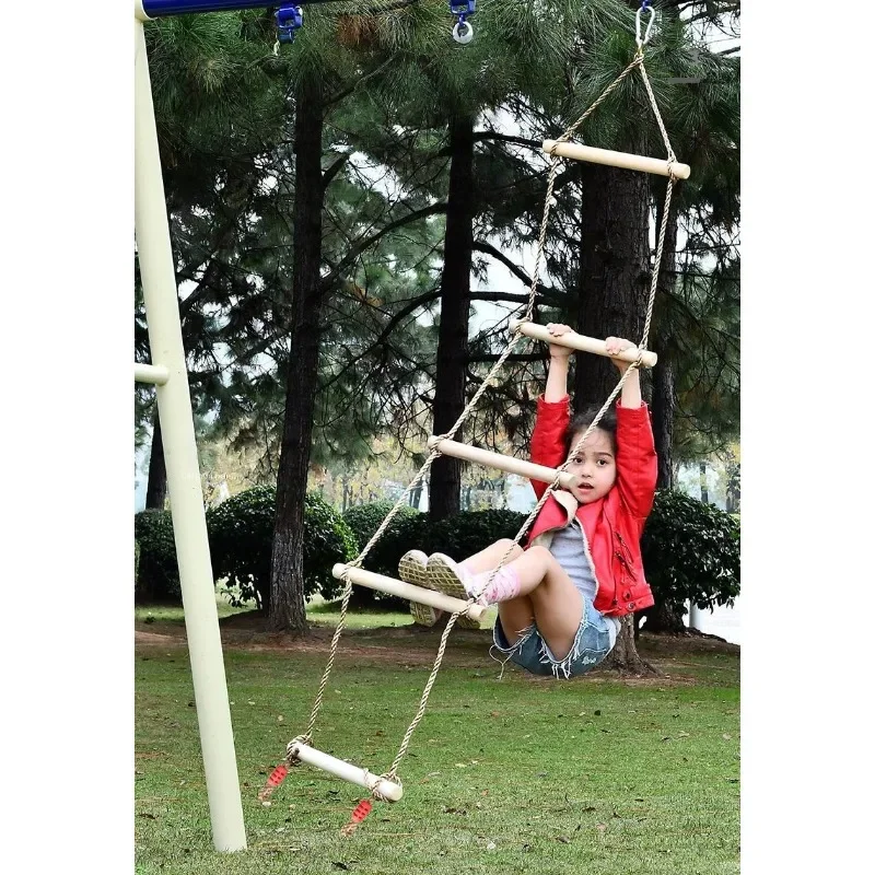 어린이용 나무 로프 사다리 그네 실내외 놀이 장난감 놀 - Kids Outdoor Swing 리뷰 및 가격