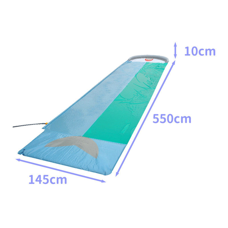 어린이용 인터랙티브 상어 워터 슬라이드 매트, 2인용  - Kids Outdoor Water Slide 리뷰 및 가격