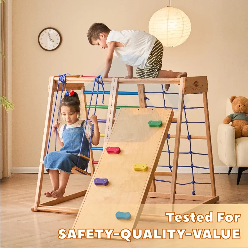실내용 나무 클라이밍 프레임 놀이터 어린이 활동용 클라 - Kids Outdoor Wooden Climbing Frame 리뷰 및 가격