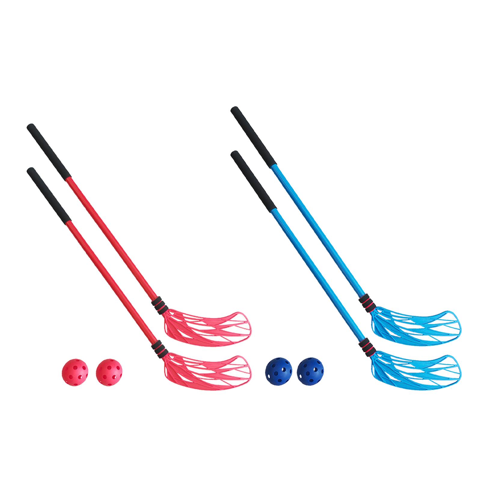 2개 세트 플로어 하키 스틱 세트 유아용 인터랙티브 게 - Kids Outdoor Hockey Set 리뷰 및 가격