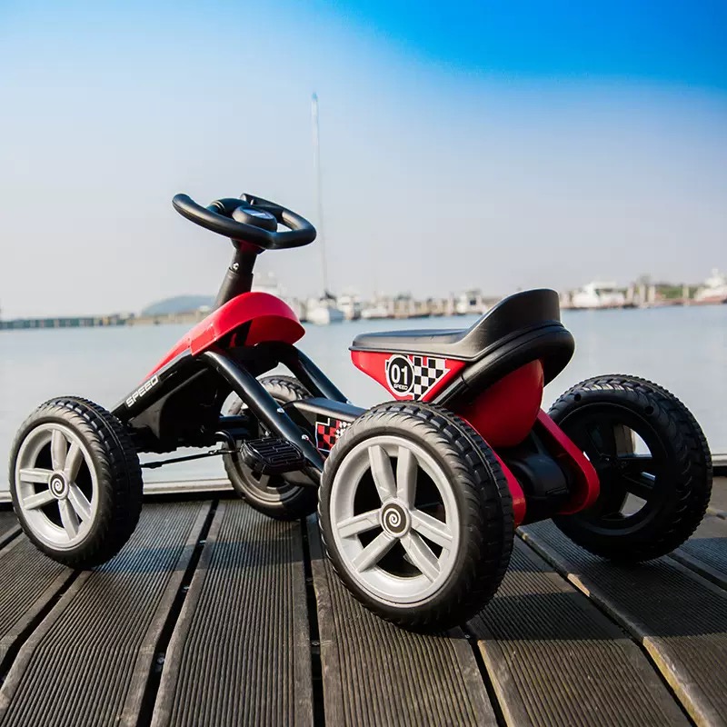어린이 페달 고카트, 이중 핸드 브레이크 핀치 방지 페 - Go Kart Pedal Kids 리뷰 및 가격