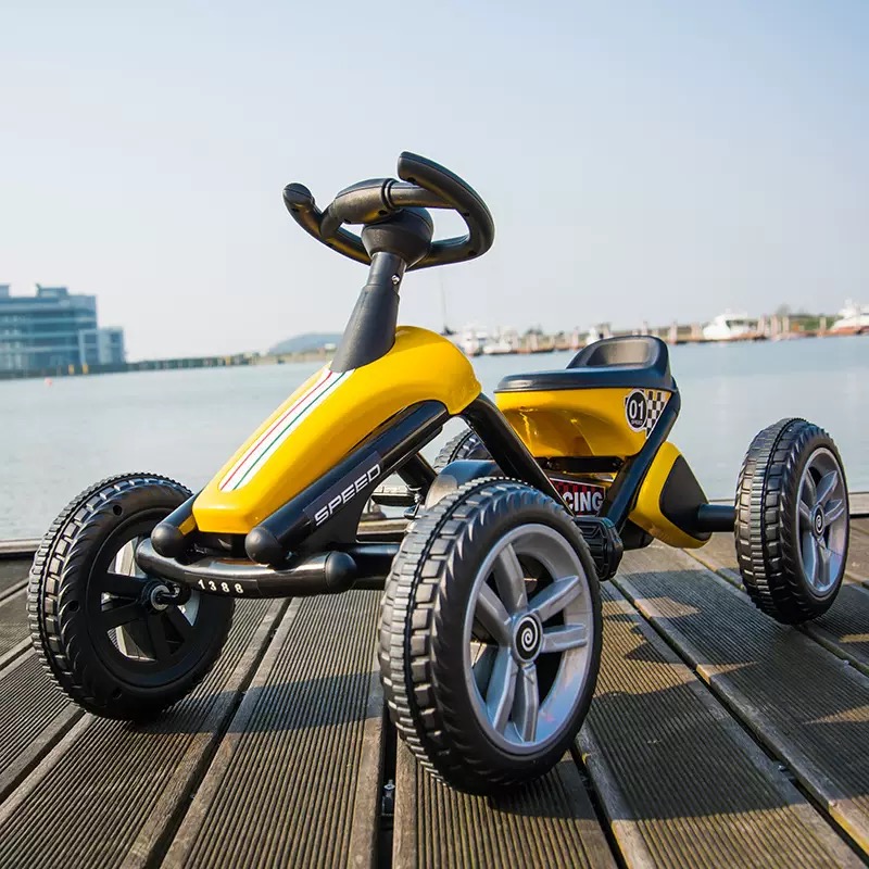 어린이 페달 고카트, 이중 핸드 브레이크 핀치 방지 페 - Go Kart Pedal Kids 리뷰 및 가격
