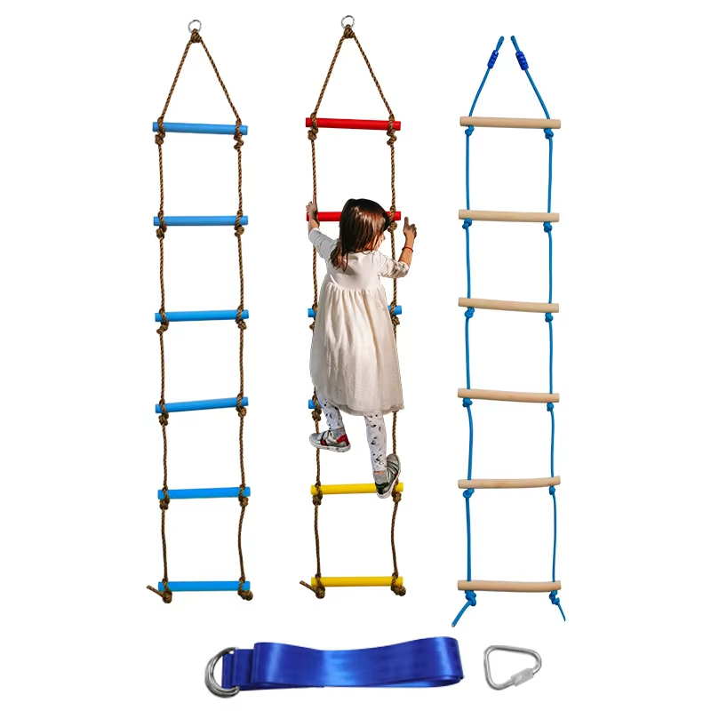 6.6피트 어린이용 등반 사다리 실내 놀이 세트 야외  - Kids Outdoor Nature Play 리뷰 및 가격