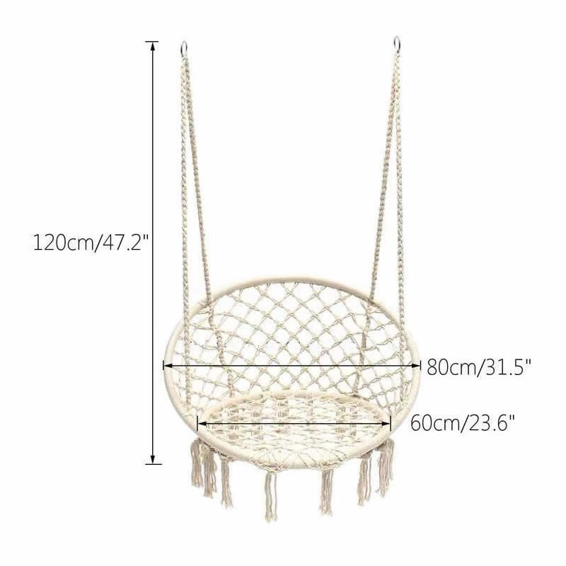 2025 북유럽 정원 수제 니트 라운드 교수형 해먹 야 - Kids Outdoor Hammock 리뷰 및 가격