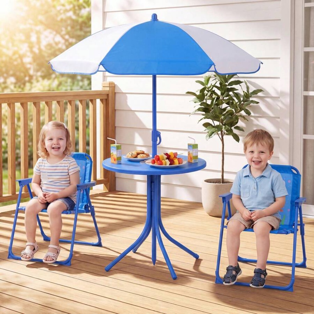 어린이 피크닉 테이블 야외 세트(접이식 의자 2개와 유 - Kids Outdoor Folding Table 리뷰 및 가격